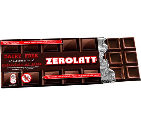 tavoletta cioccolato al latte senza latte Zerolatt